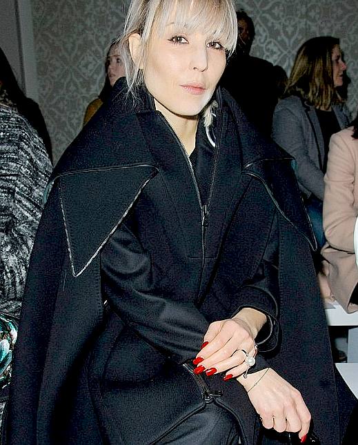 London fashion week, Noomi slips up with her face paint