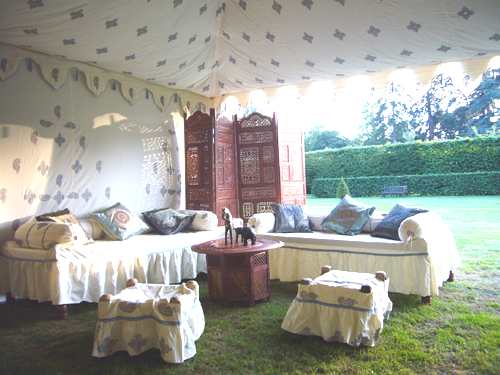 Cornish Cream tent hire interior marquee