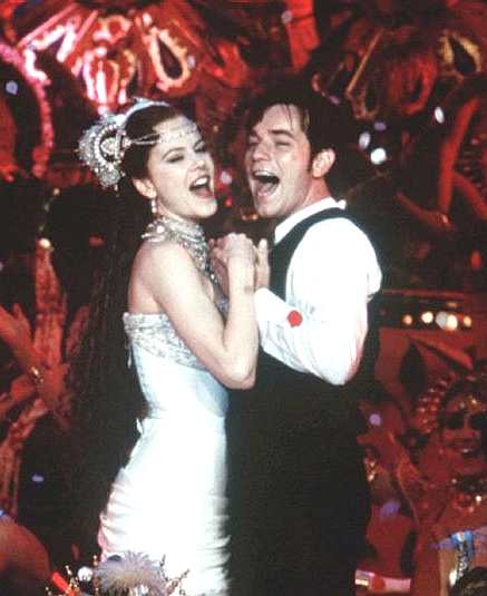 Nicole Kidman and Ewan McGregor in Moulin Rouge