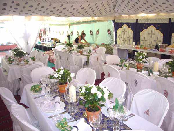 Indian dining tent interior marquee hire