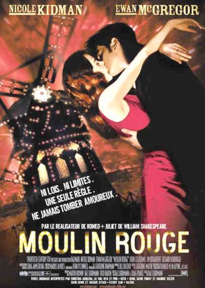 Moulin Rouge, starring Nicole Kidman
