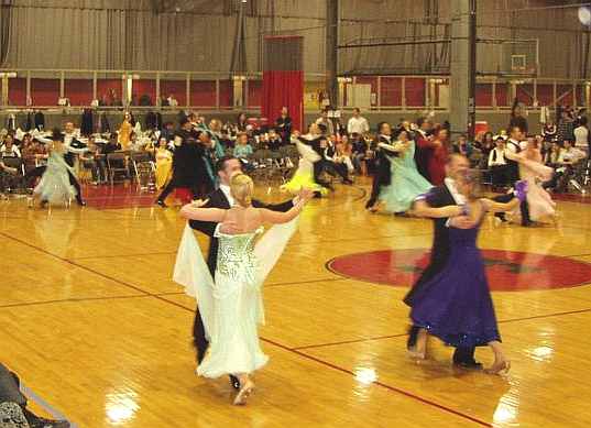 Ballroom dancing competition championships pre finals