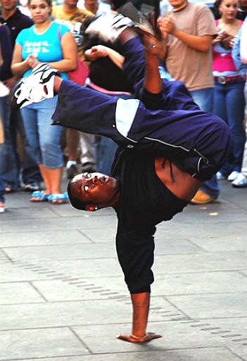 B Boy break dancer