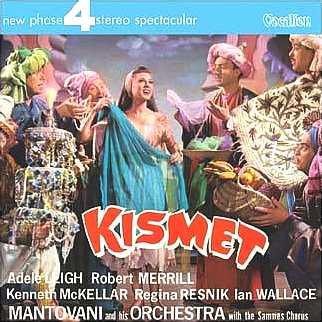 Kismet recording by the Mantovani Orchestra