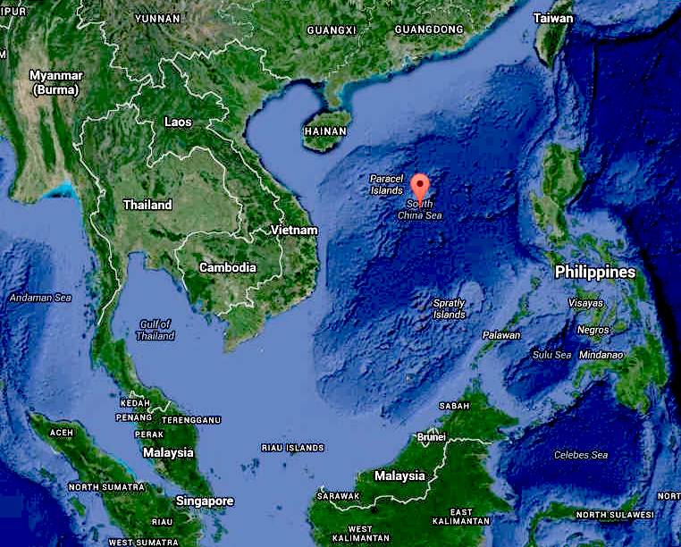 Vietnam cost fronts the South China Sea and Gulf of Thailand