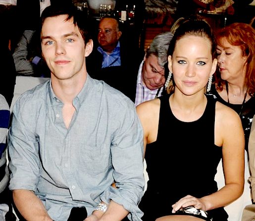 Nicholas Hoult and Jennifer Lawrence